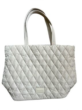Vera Bradley Grand Tote Ultralight Camel Cream Quilted Nylon Bag 40018-19011 NWT